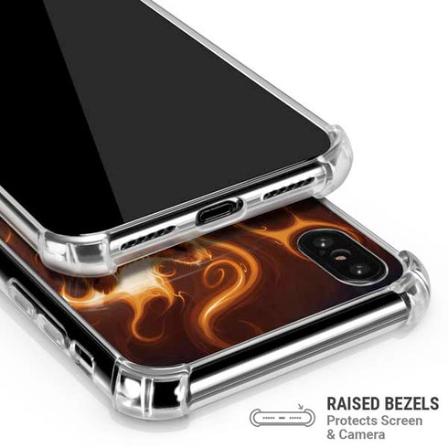 Phoenix Wolf by Vincent Hie iPhone XS Max Clear Case